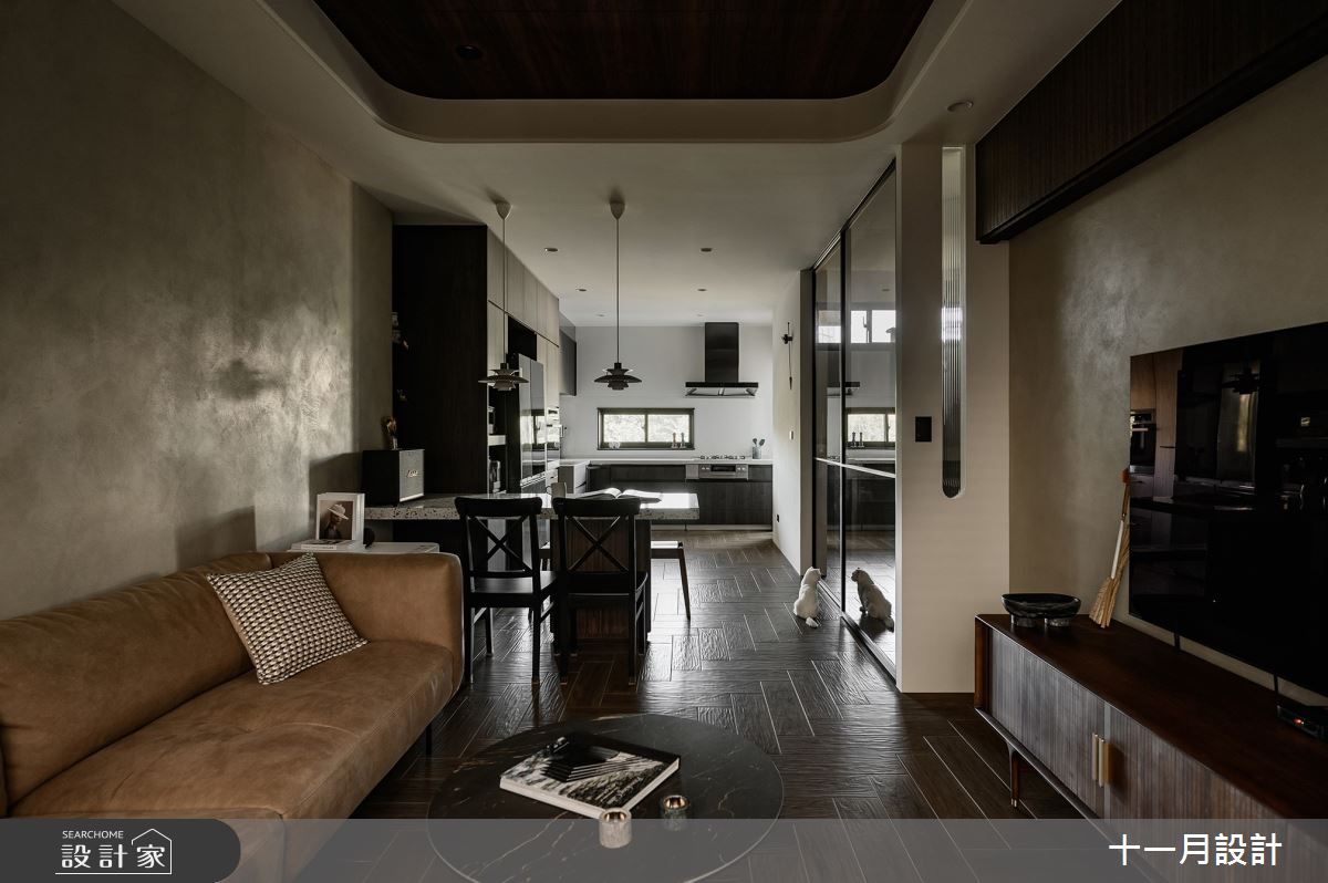 30坪新成屋(5年以下)＿混搭風客廳餐廳廚房案例圖片＿十一月設計＿十一月_TD Residence之11