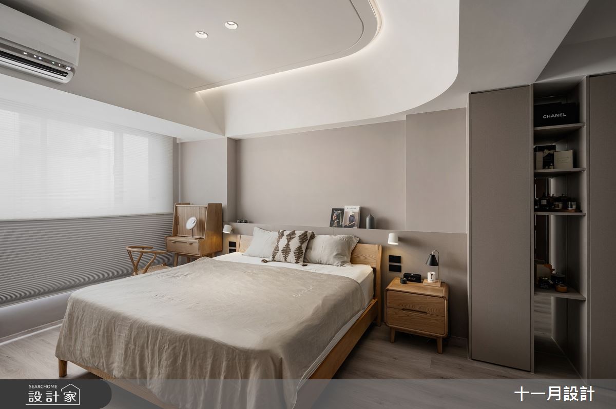 30坪新成屋(5年以下)＿混搭風臥室案例圖片＿十一月設計＿十一月_TD Residence之14