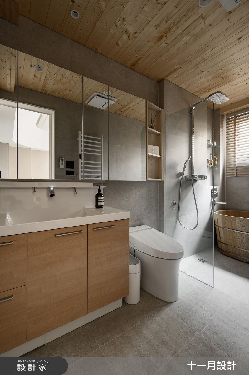 30坪新成屋(5年以下)＿混搭風浴室案例圖片＿十一月設計＿十一月_TD Residence之16