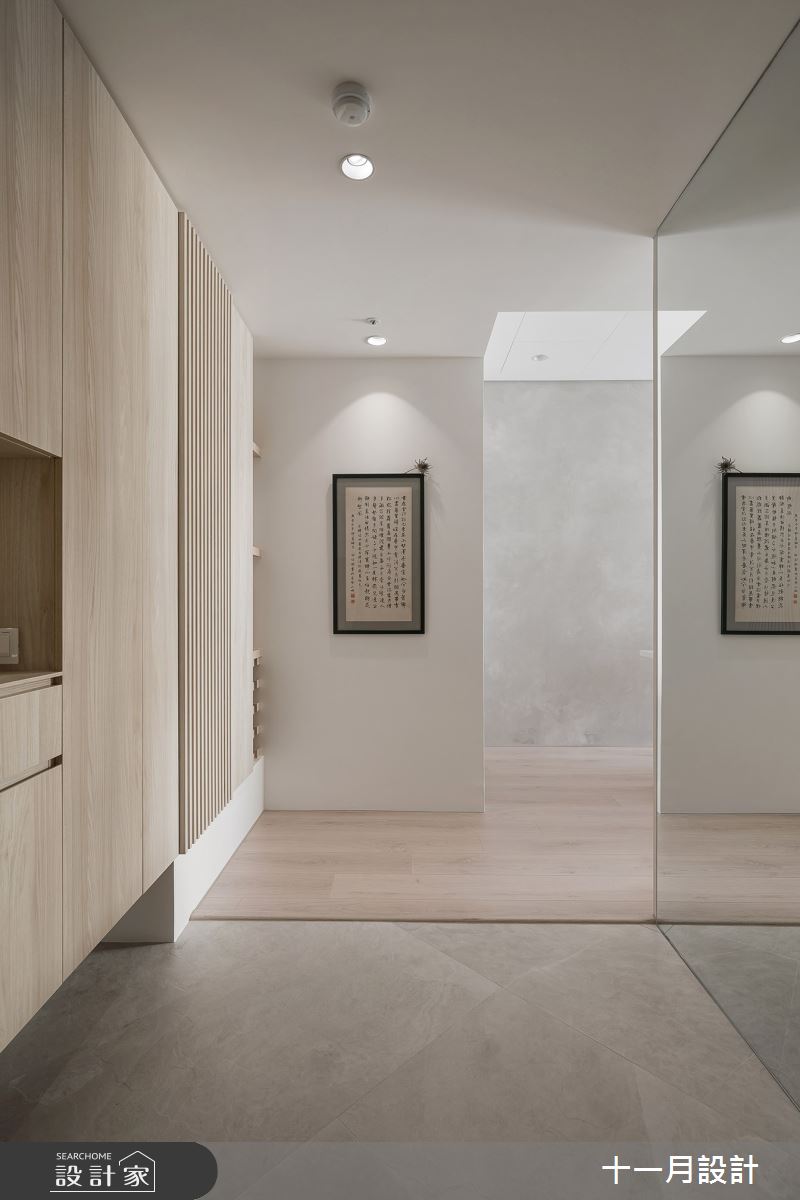 17坪新成屋(5年以下)＿日式無印風玄關案例圖片＿十一月設計＿十一月_Lu Residence之3