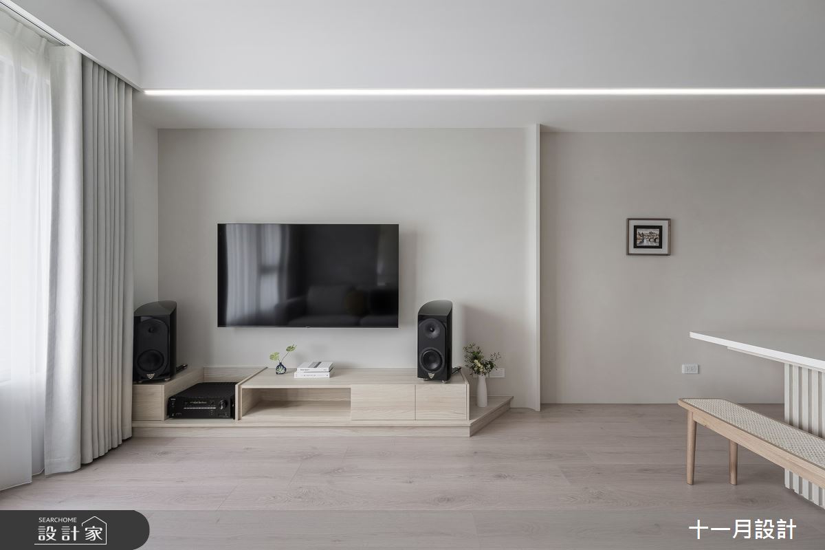 17坪新成屋(5年以下)＿日式無印風客廳餐廳案例圖片＿十一月設計＿十一月_Lu Residence之6