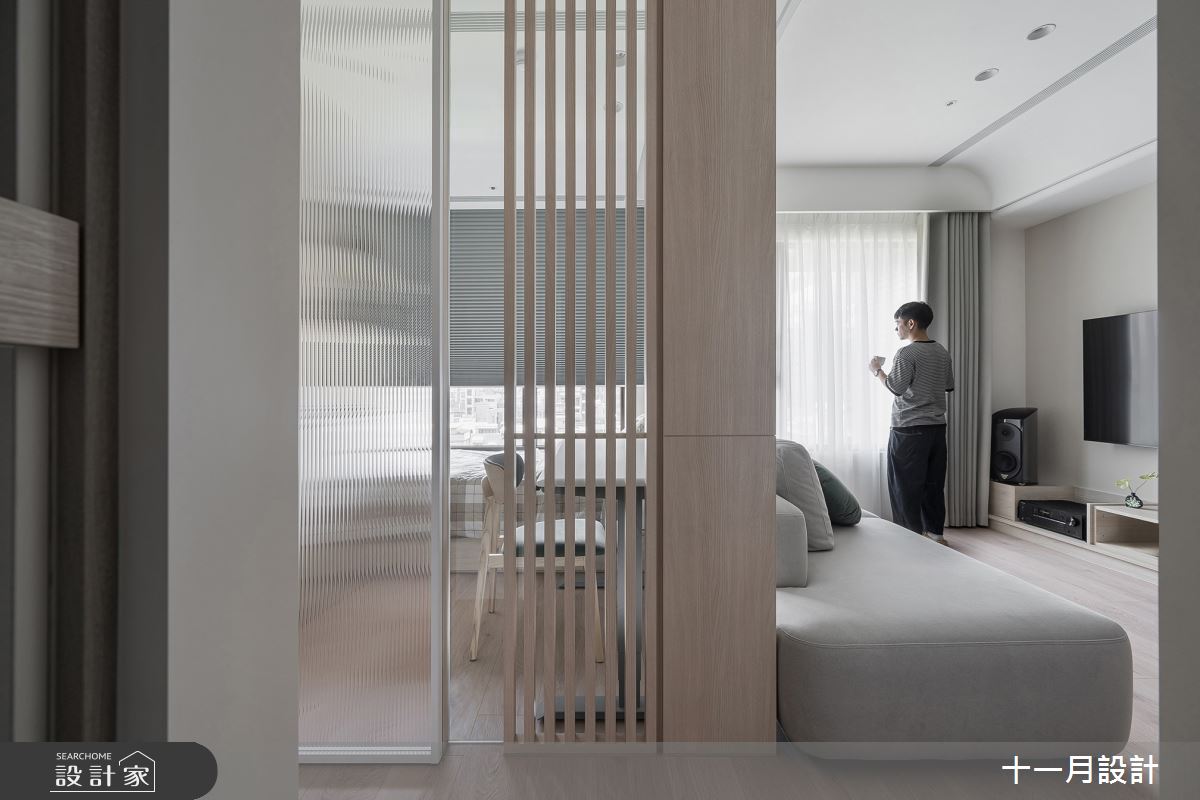 17坪新成屋(5年以下)＿日式無印風客廳書房案例圖片＿十一月設計＿十一月_Lu Residence之9