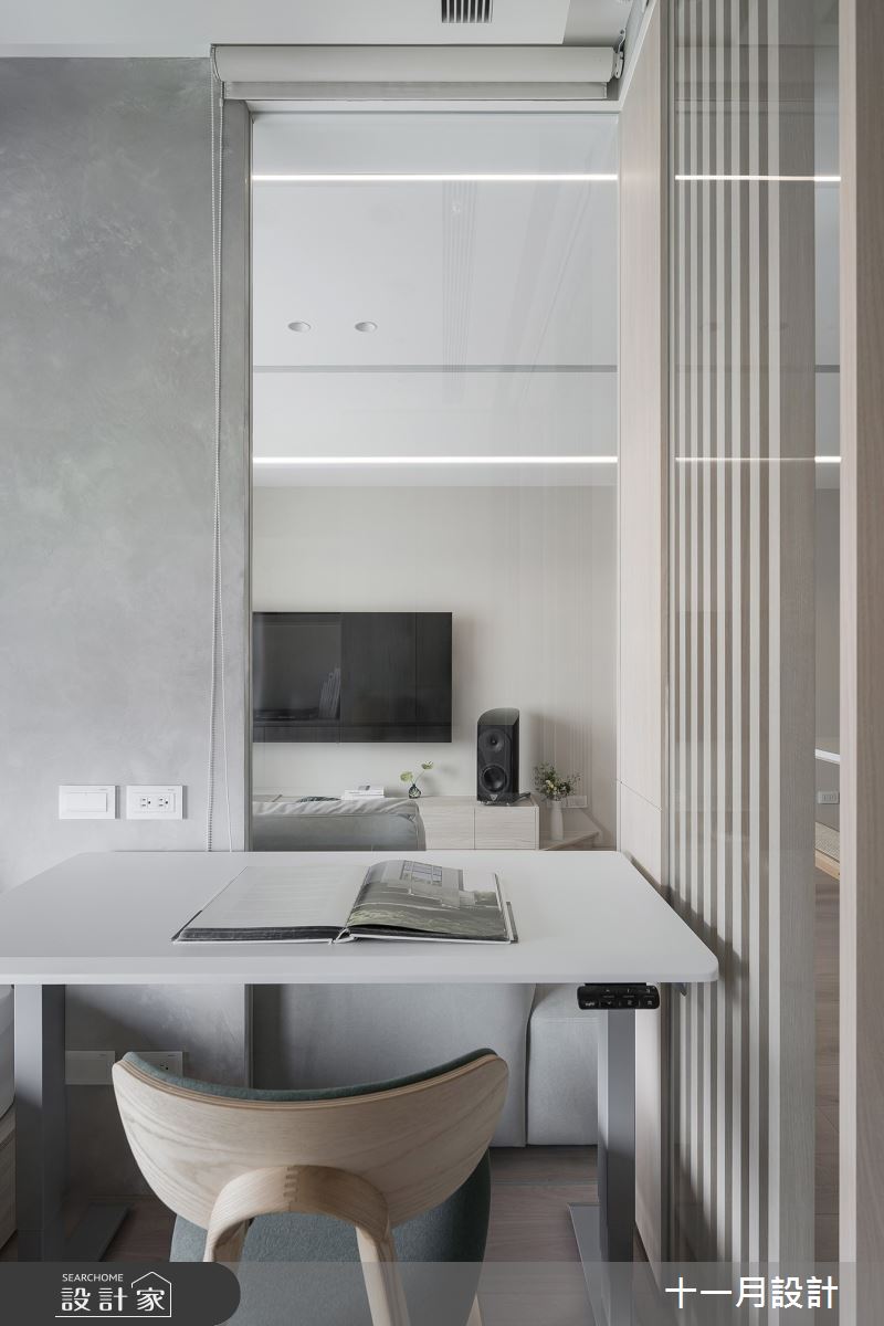 17坪新成屋(5年以下)＿日式無印風書房案例圖片＿十一月設計＿十一月_Lu Residence之11
