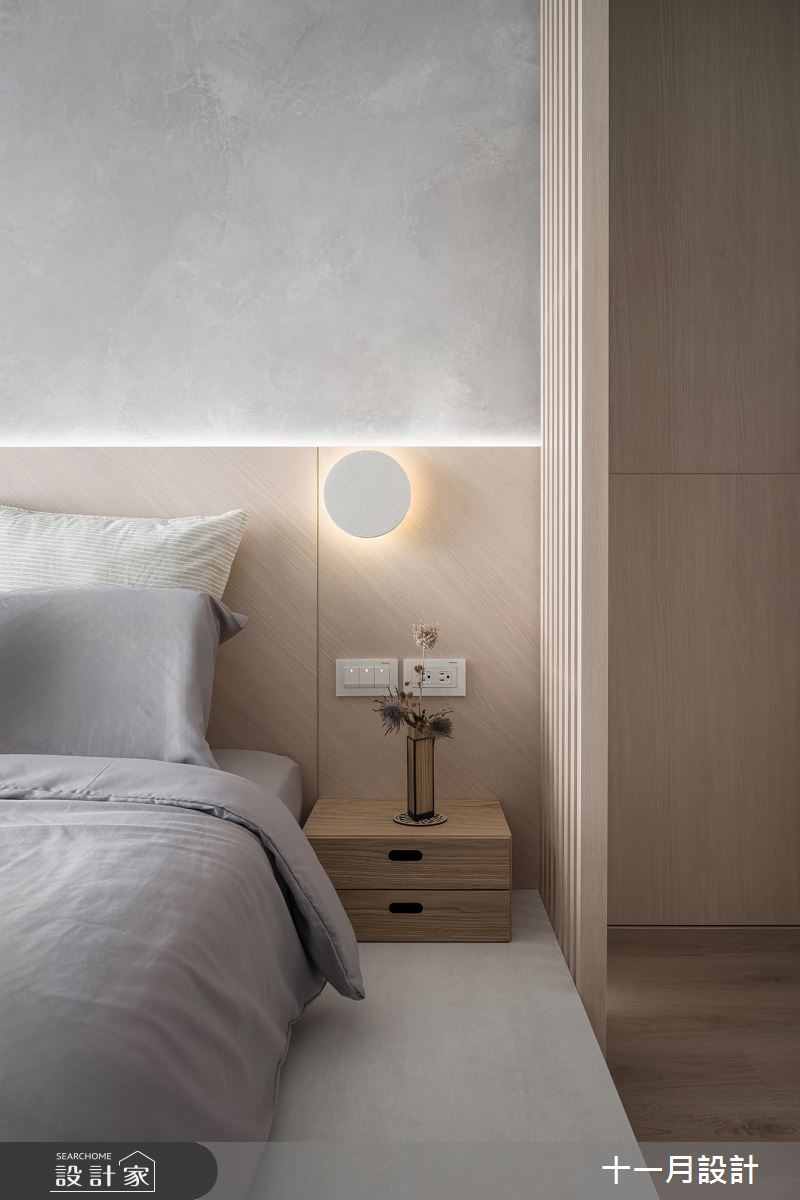 17坪新成屋(5年以下)＿日式無印風臥室案例圖片＿十一月設計＿十一月_Lu Residence之15