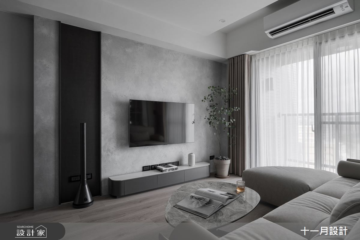 15坪新成屋(5年以下)＿現代風客廳案例圖片＿十一月設計＿十一月_ZL Residence之3