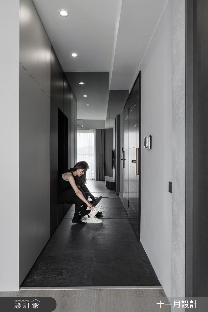 15坪新成屋(5年以下)＿現代風玄關案例圖片＿十一月設計＿十一月_ZL Residence之2