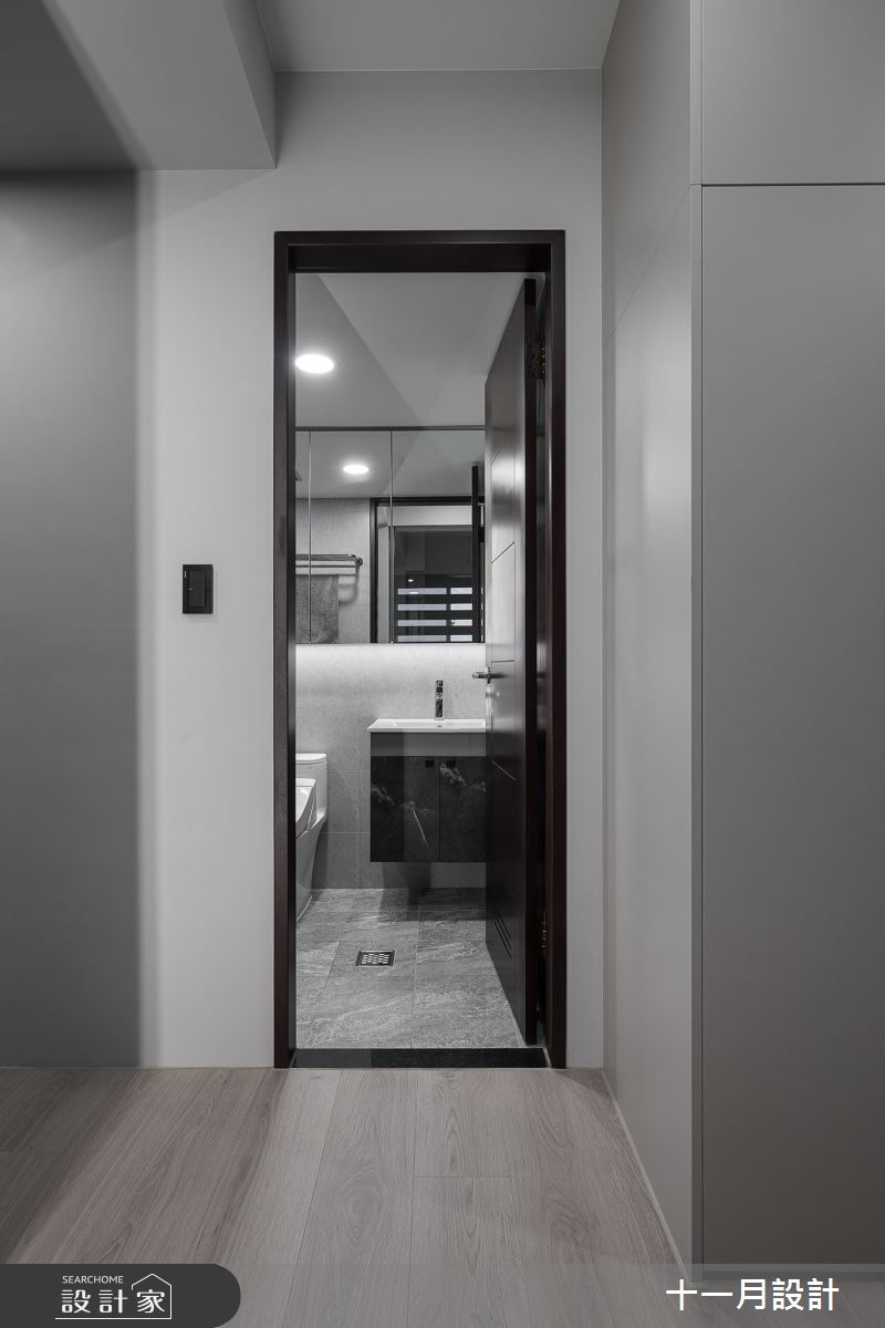 15坪新成屋(5年以下)＿現代風浴室案例圖片＿十一月設計＿十一月_ZL Residence之15