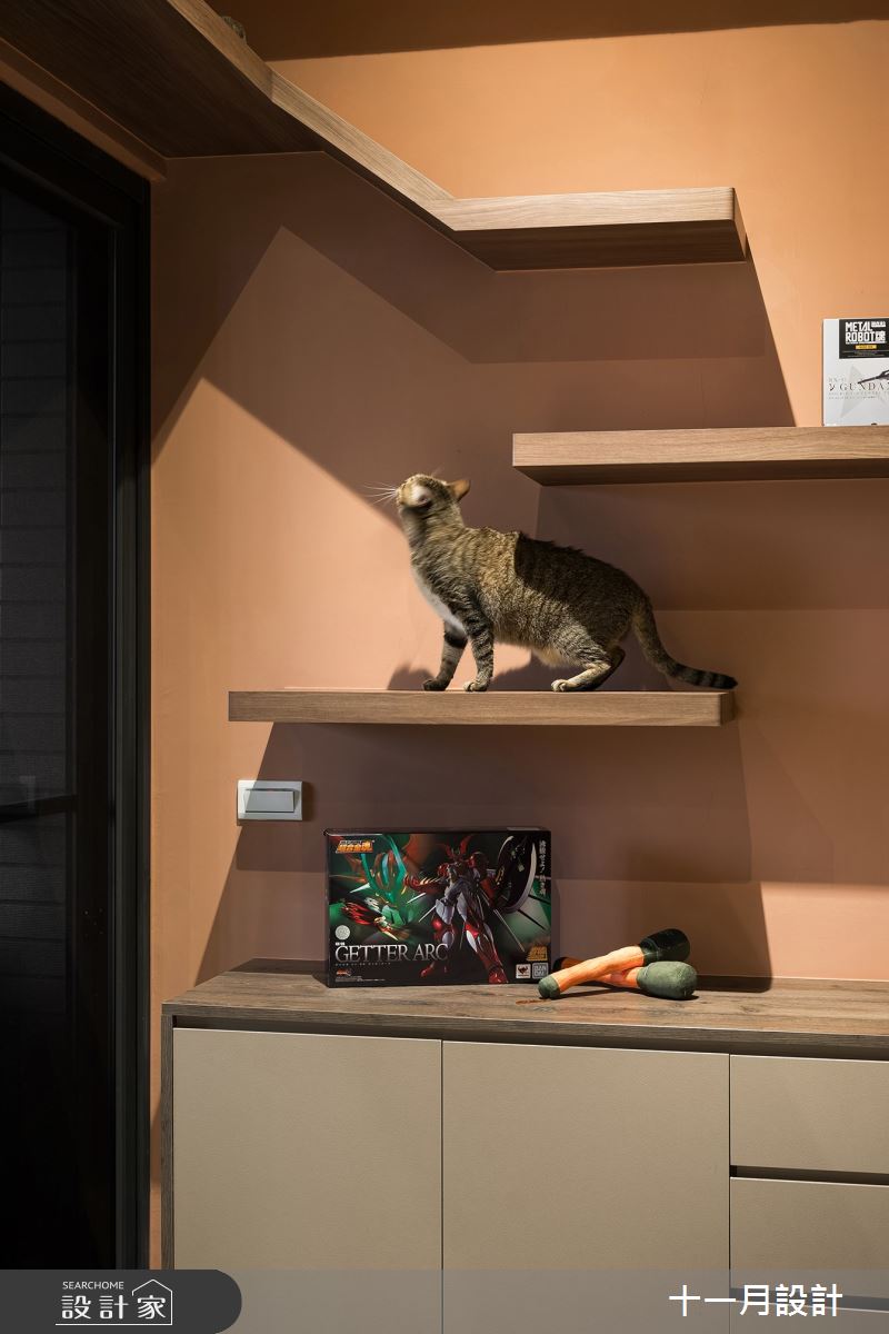 10坪新成屋(5年以下)＿混搭風客廳寵物案例圖片＿十一月設計＿十一月_We Residence之7