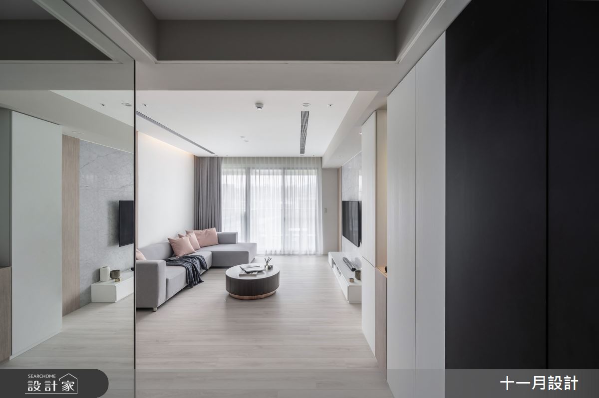 26坪新成屋(5年以下)＿現代風客廳案例圖片＿十一月設計＿十一月_J Residence之1