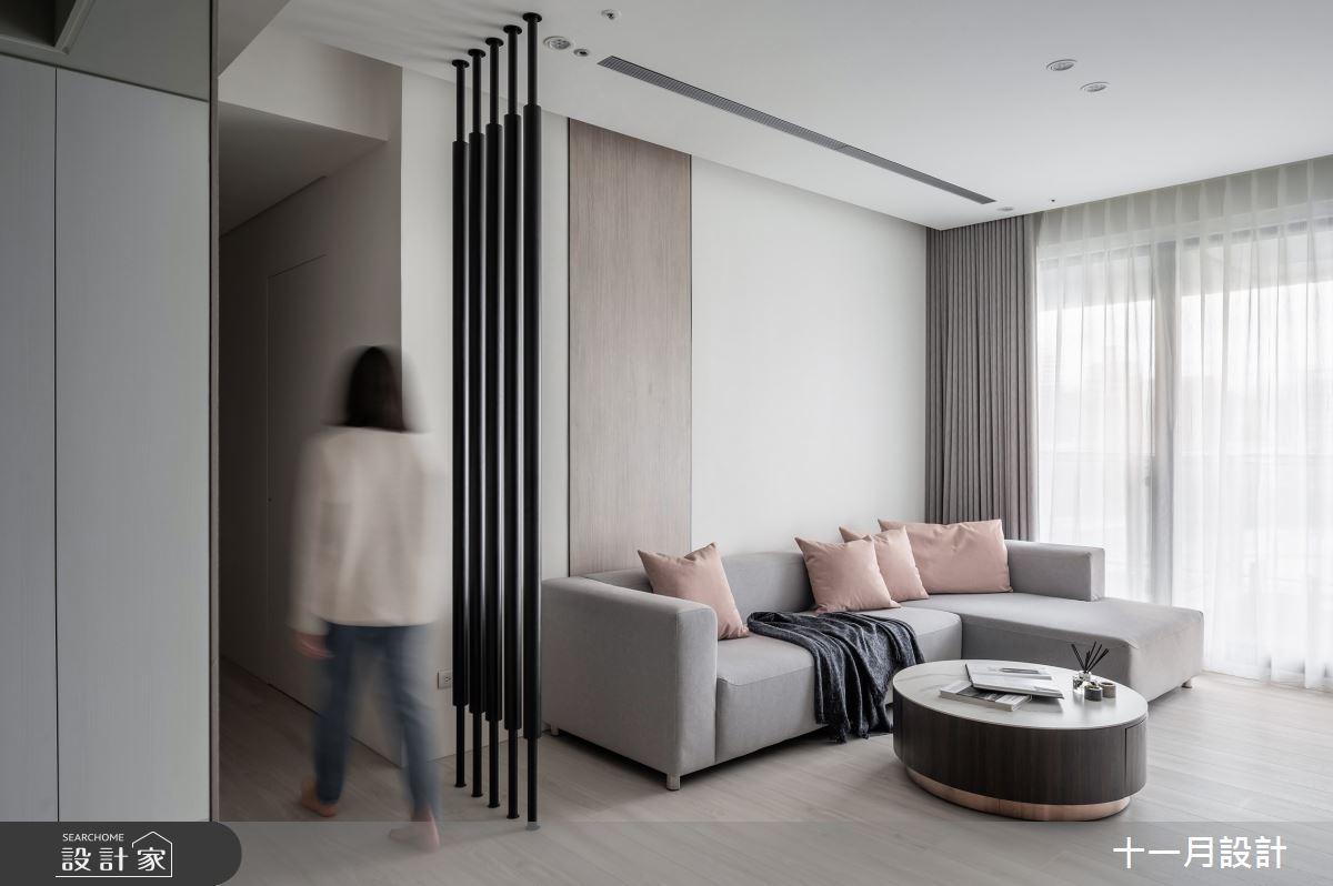26坪新成屋(5年以下)＿現代風客廳案例圖片＿十一月設計＿十一月_J Residence之7