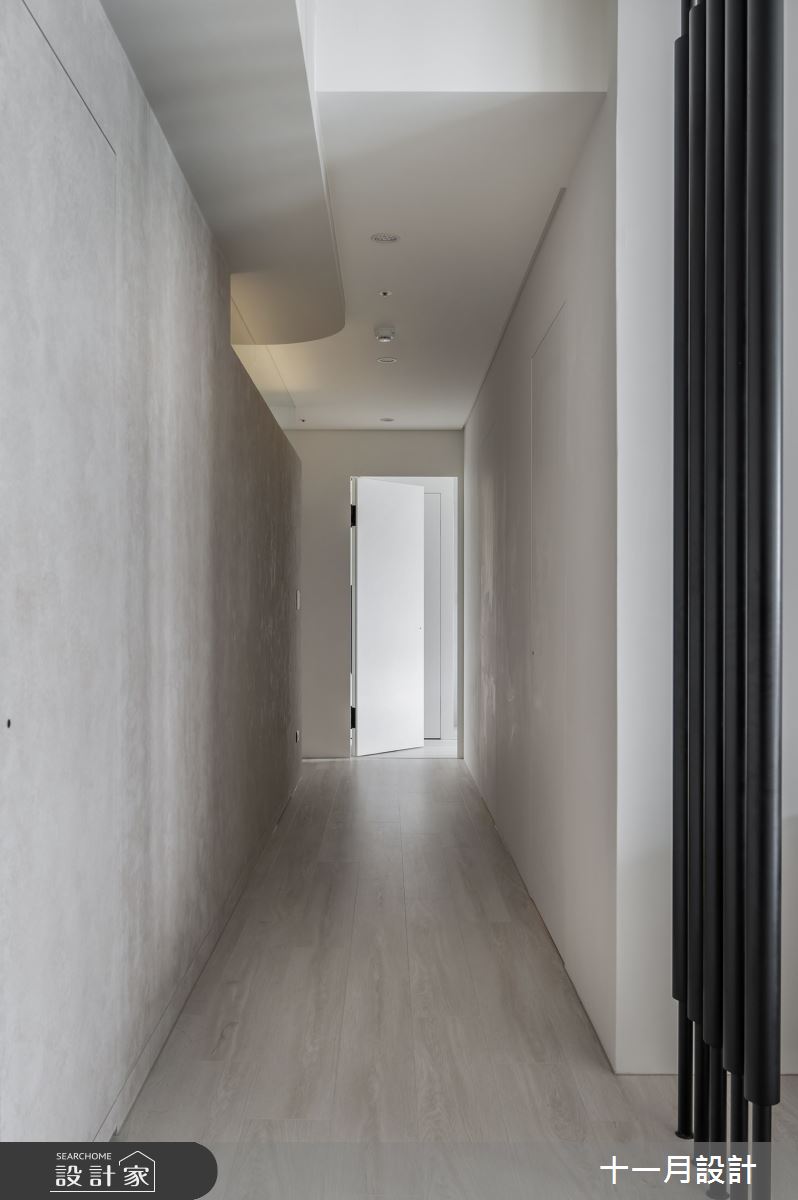 26坪新成屋(5年以下)＿現代風走廊案例圖片＿十一月設計＿十一月_J Residence之11