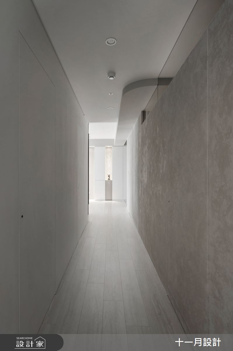 26坪新成屋(5年以下)＿現代風走廊案例圖片＿十一月設計＿十一月_J Residence之12