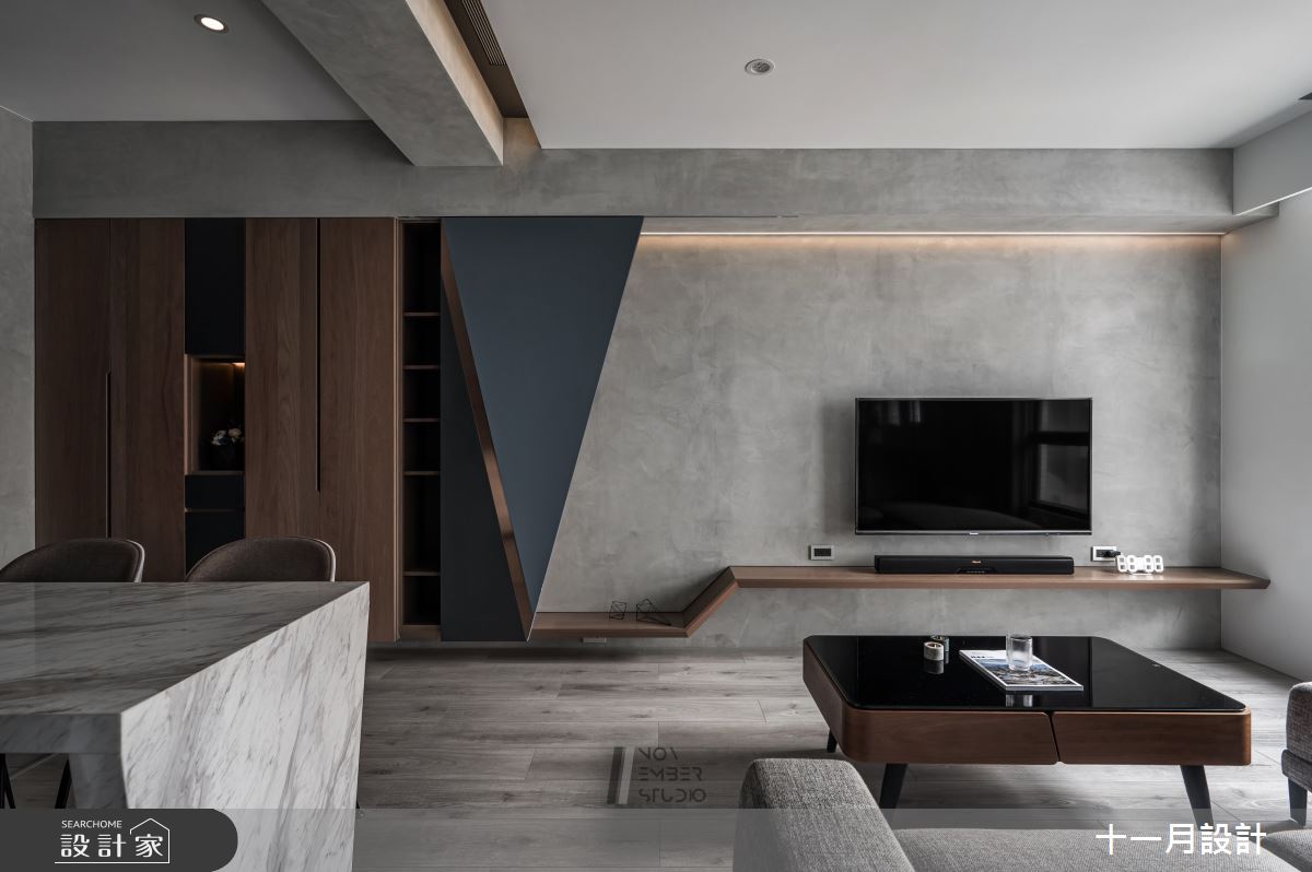 22坪新成屋(5年以下)＿現代風客廳餐廳案例圖片＿十一月設計＿十一月_W Residence之4