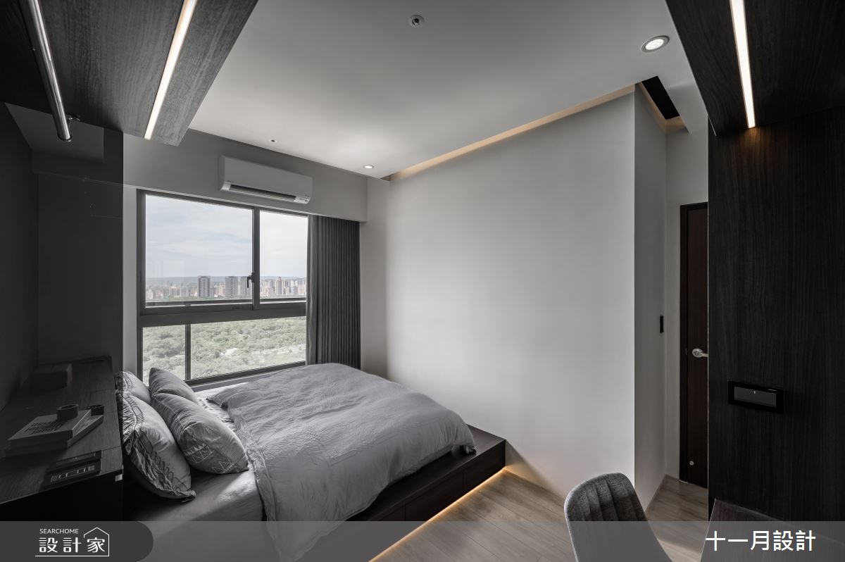 25坪新成屋(5年以下)＿現代風臥室案例圖片＿十一月設計＿十一月_L Residence之9