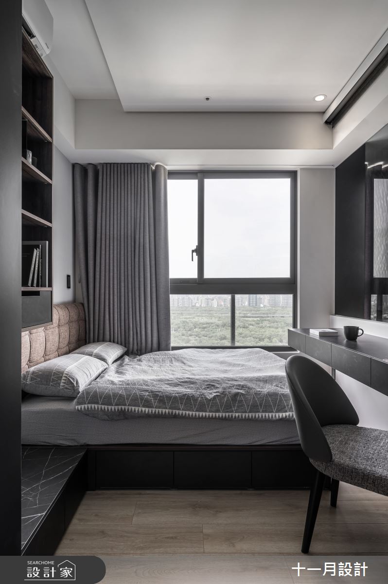 25坪新成屋(5年以下)＿現代風客房案例圖片＿十一月設計＿十一月_L Residence之13