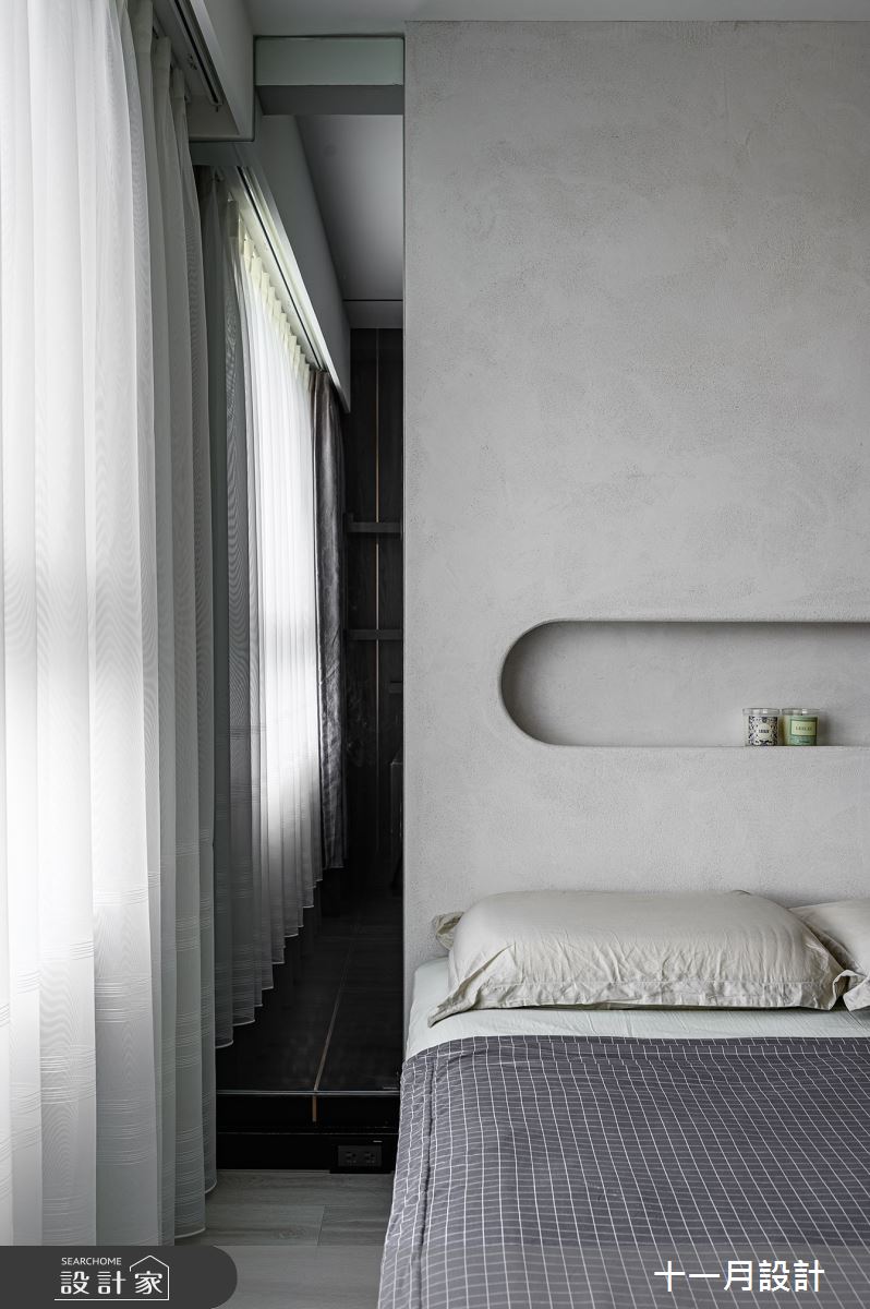 16坪新成屋(5年以下)＿混搭風臥室案例圖片＿十一月設計＿十一月_LCC Residence之16