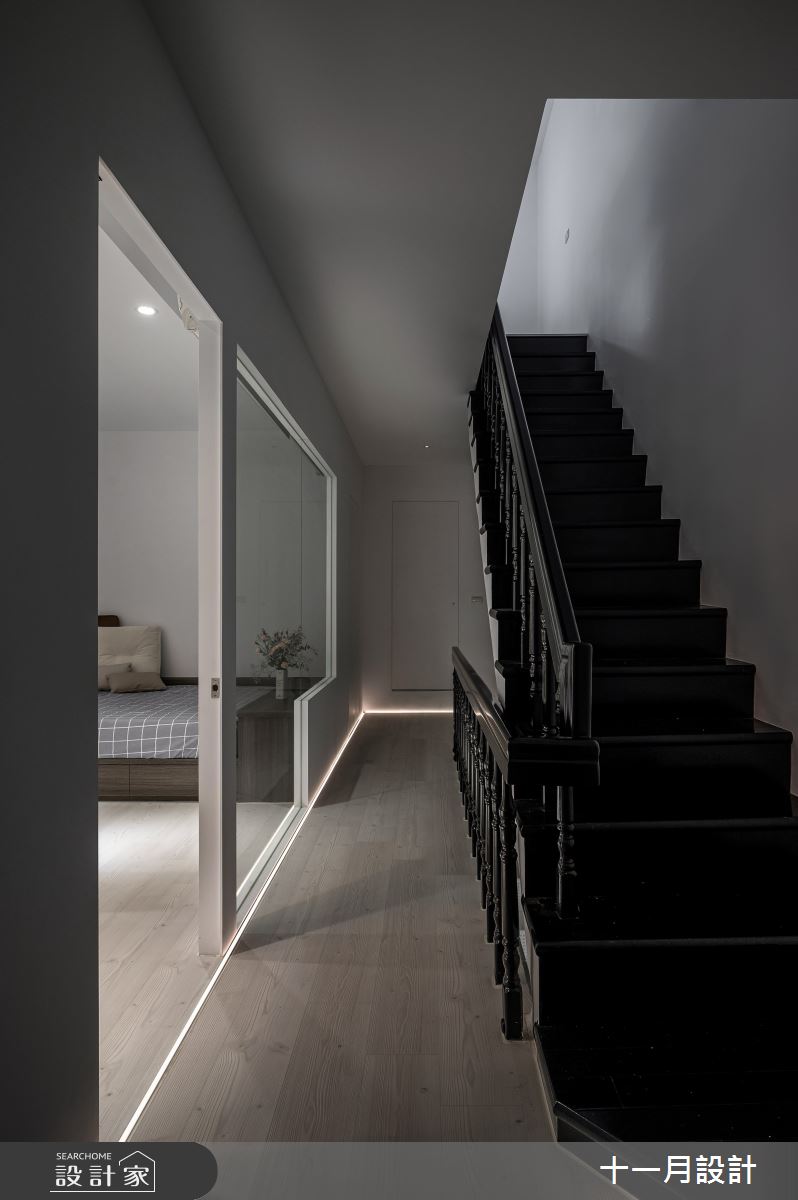 75坪老屋(31~40年)＿混搭風樓梯案例圖片＿十一月設計＿十一月_WZ Residence之15