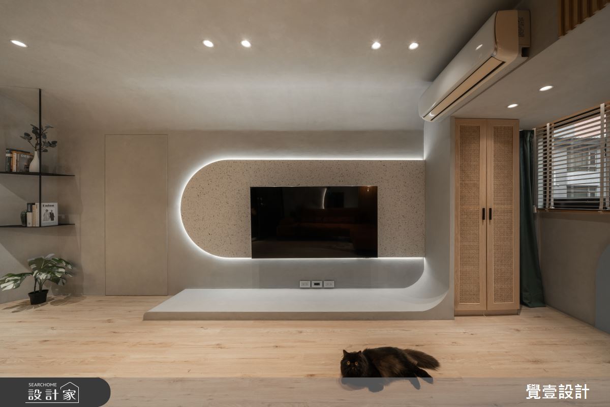 32坪新成屋(5年以下)＿日式北歐風客廳案例圖片＿覺壹設計＿覺壹_新竹_日式北歐風之1