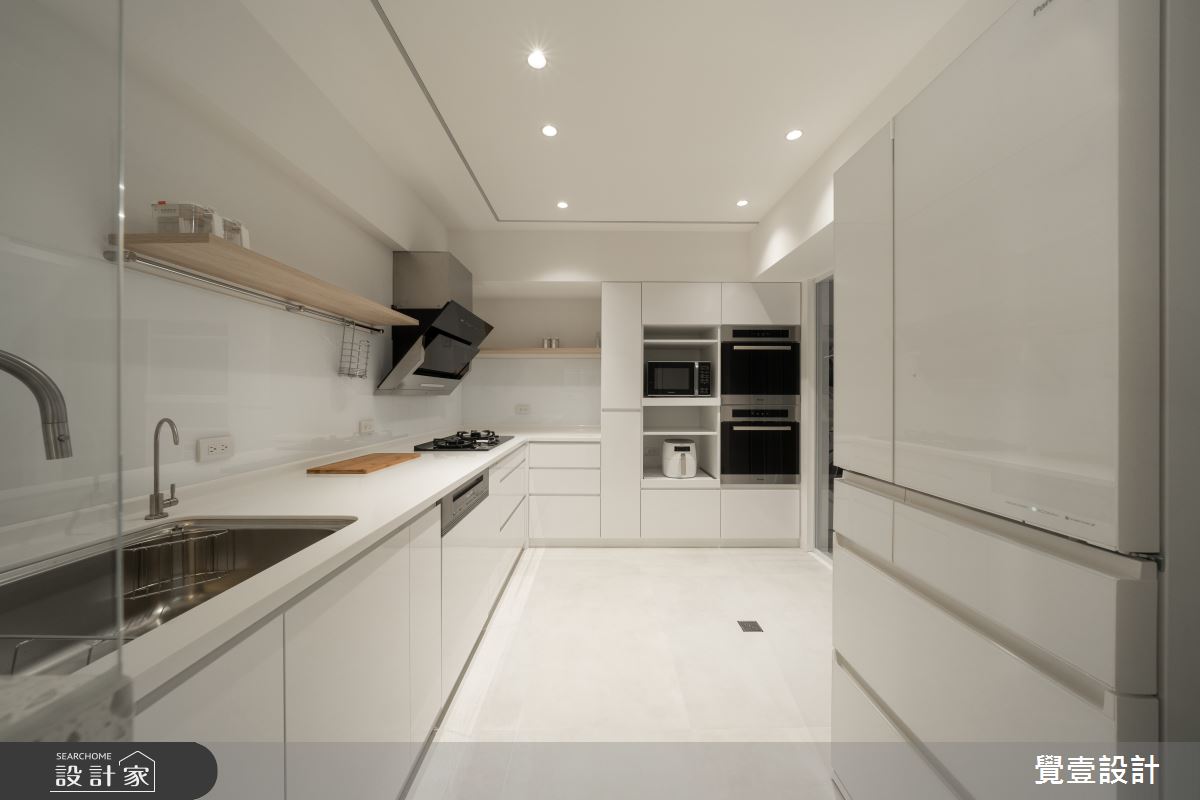 32坪新成屋(5年以下)＿日式北歐風廚房案例圖片＿覺壹設計＿覺壹_新竹_日式北歐風之21