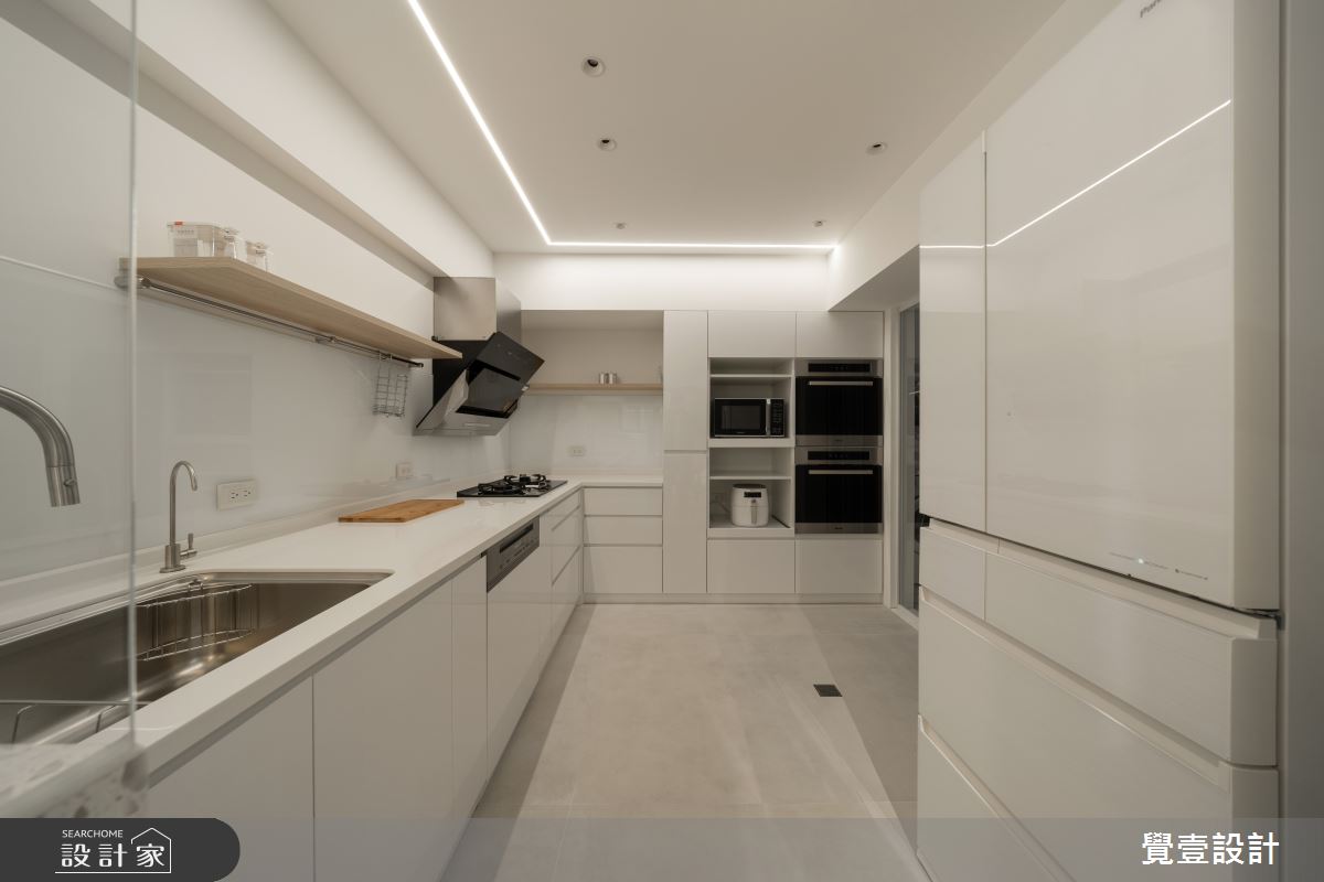 32坪新成屋(5年以下)＿日式北歐風廚房案例圖片＿覺壹設計＿覺壹_新竹_日式北歐風之22