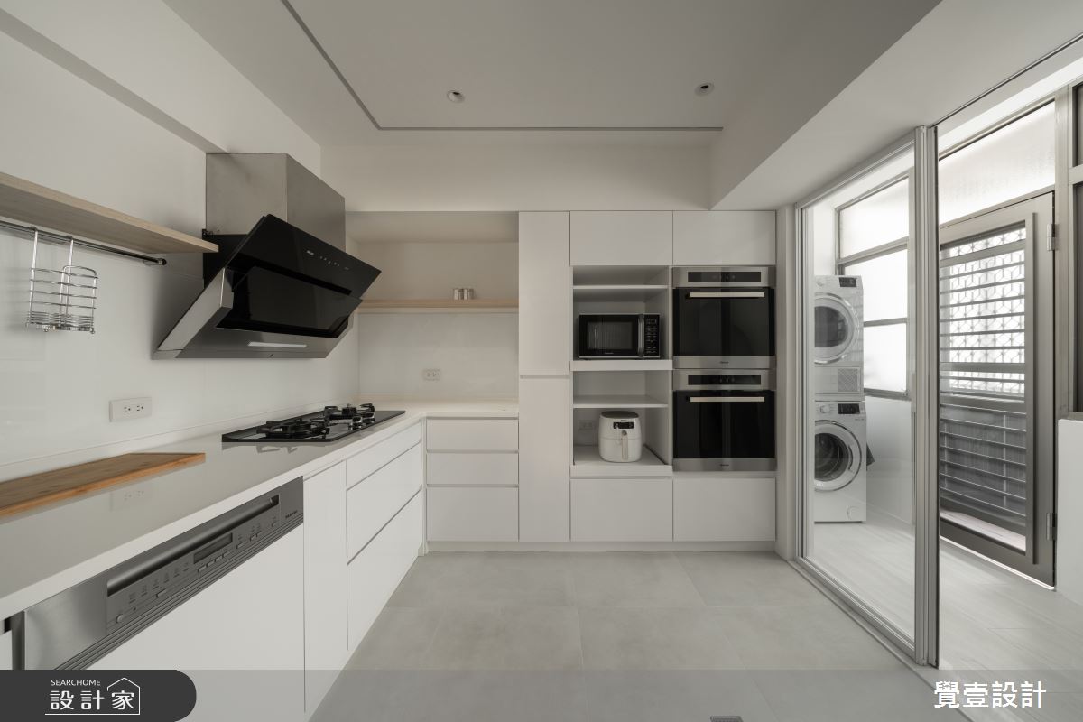 32坪新成屋(5年以下)＿日式北歐風廚房案例圖片＿覺壹設計＿覺壹_新竹_日式北歐風之24