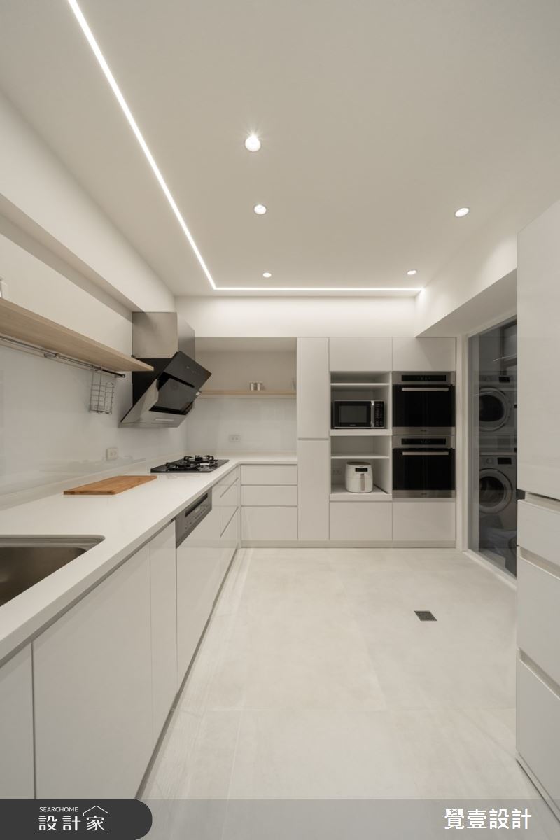 32坪新成屋(5年以下)＿日式北歐風廚房案例圖片＿覺壹設計＿覺壹_新竹_日式北歐風之25