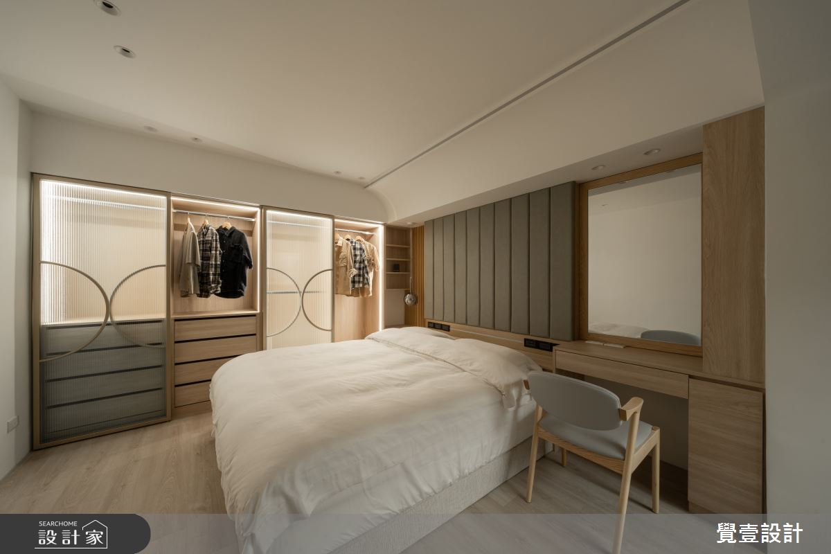 32坪新成屋(5年以下)＿日式北歐風臥室案例圖片＿覺壹設計＿覺壹_新竹_日式北歐風之30