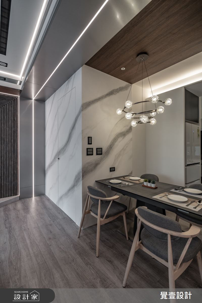 100坪新成屋(5年以下)＿現代風餐廳案例圖片＿覺壹設計＿覺壹_苗栗_現代風_新成屋之8