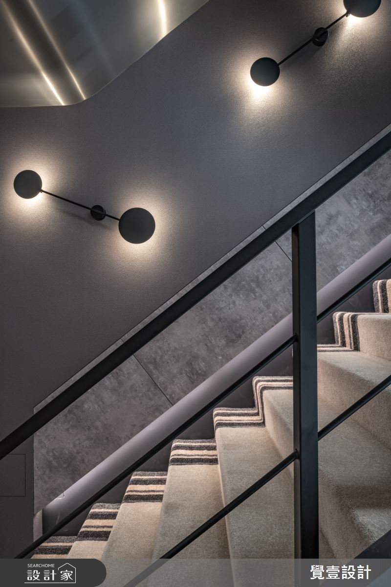 100坪新成屋(5年以下)＿現代風樓梯案例圖片＿覺壹設計＿覺壹_苗栗_現代風_新成屋之15