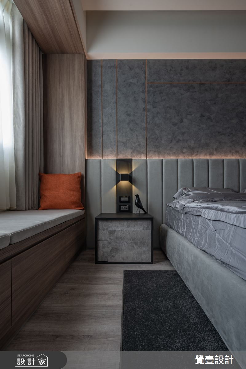 100坪新成屋(5年以下)＿現代風臥室臥榻案例圖片＿覺壹設計＿覺壹_苗栗_現代風_新成屋之19