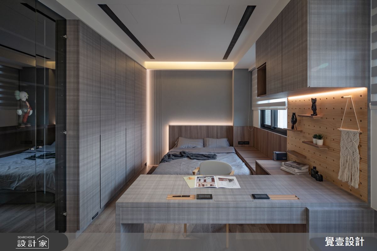 100坪新成屋(5年以下)＿現代風客房案例圖片＿覺壹設計＿覺壹_苗栗_現代風_新成屋之25