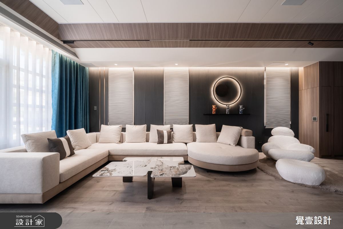 120坪中古屋(5~15年)＿混搭風客廳案例圖片＿覺壹設計＿覺壹_苗栗_混搭風之10