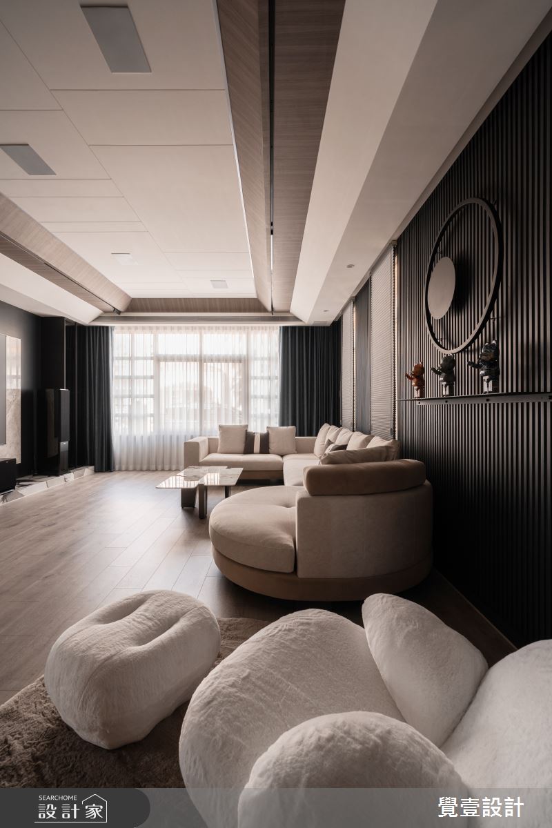 120坪中古屋(5~15年)＿混搭風客廳案例圖片＿覺壹設計＿覺壹_苗栗_混搭風之15