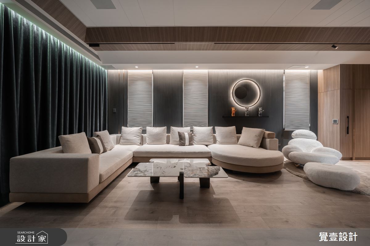 120坪中古屋(5~15年)＿混搭風客廳案例圖片＿覺壹設計＿覺壹_苗栗_混搭風之12