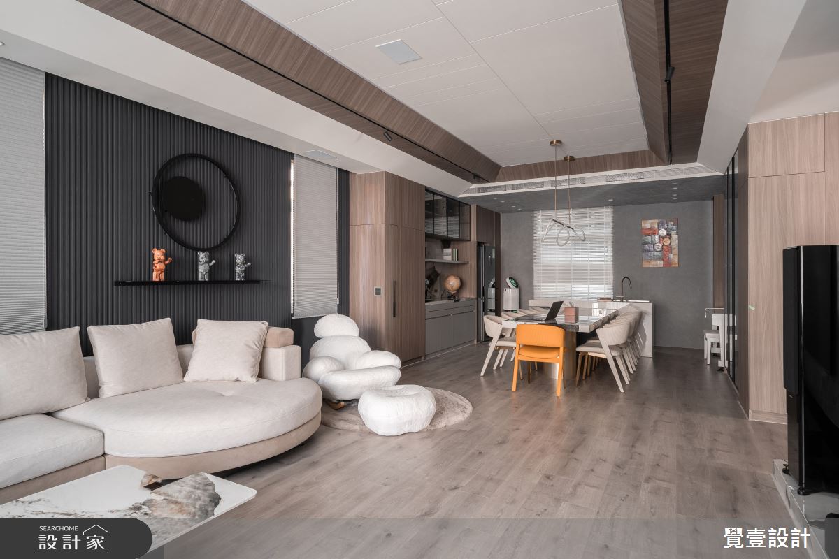 120坪中古屋(5~15年)＿混搭風客廳餐廳案例圖片＿覺壹設計＿覺壹_苗栗_混搭風之18
