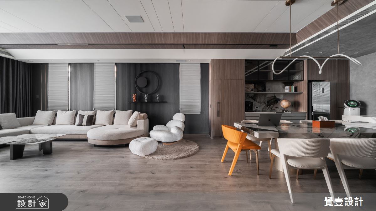 120坪中古屋(5~15年)＿混搭風客廳餐廳案例圖片＿覺壹設計＿覺壹_苗栗_混搭風之19