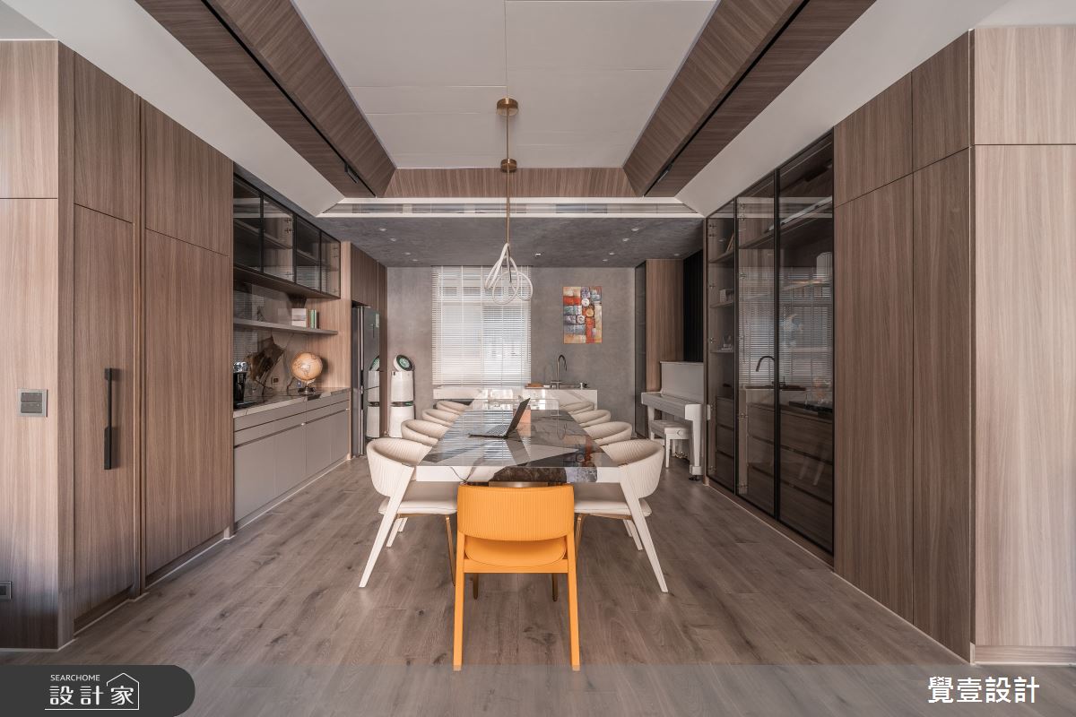 120坪中古屋(5~15年)＿混搭風餐廳中島案例圖片＿覺壹設計＿覺壹_苗栗_混搭風之21