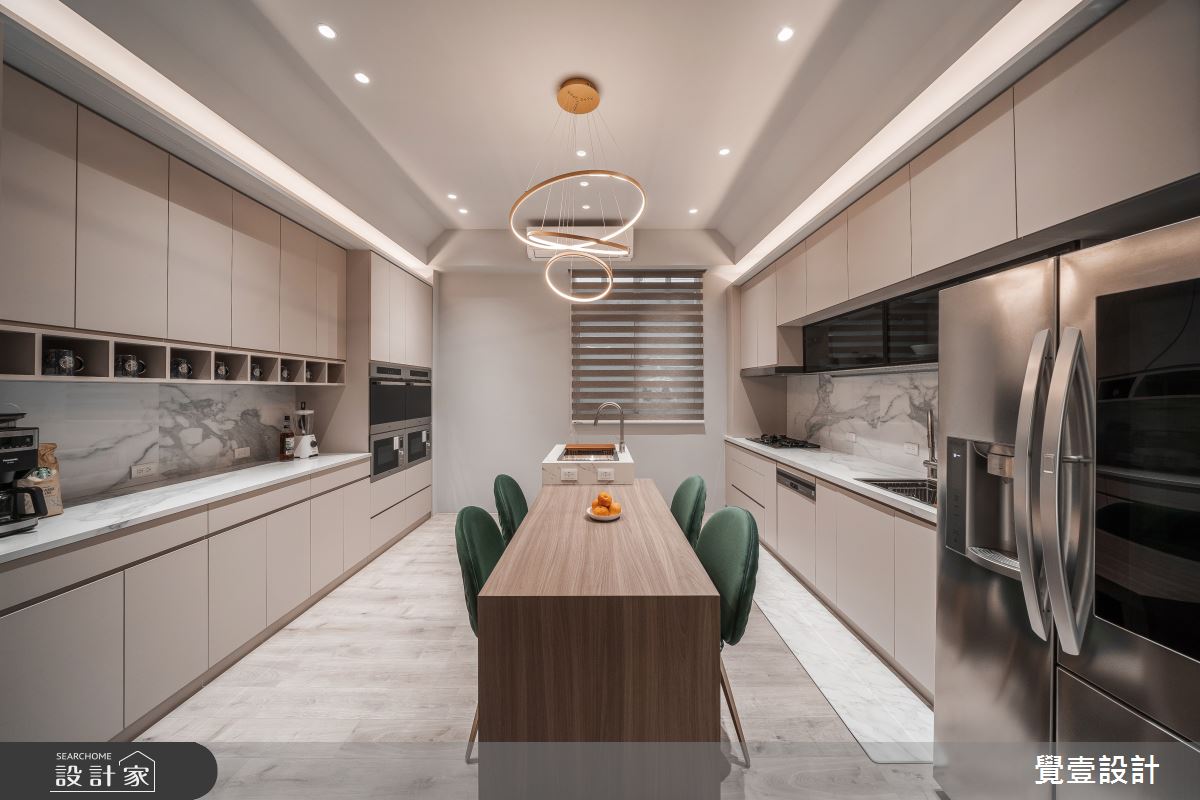 120坪中古屋(5~15年)＿混搭風廚房中島案例圖片＿覺壹設計＿覺壹_苗栗_混搭風之30