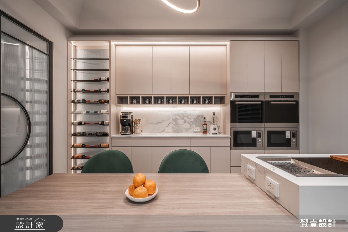 120坪中古屋(5~15年)＿混搭風廚房中島案例圖片＿覺壹設計＿覺壹_苗栗_混搭風之32