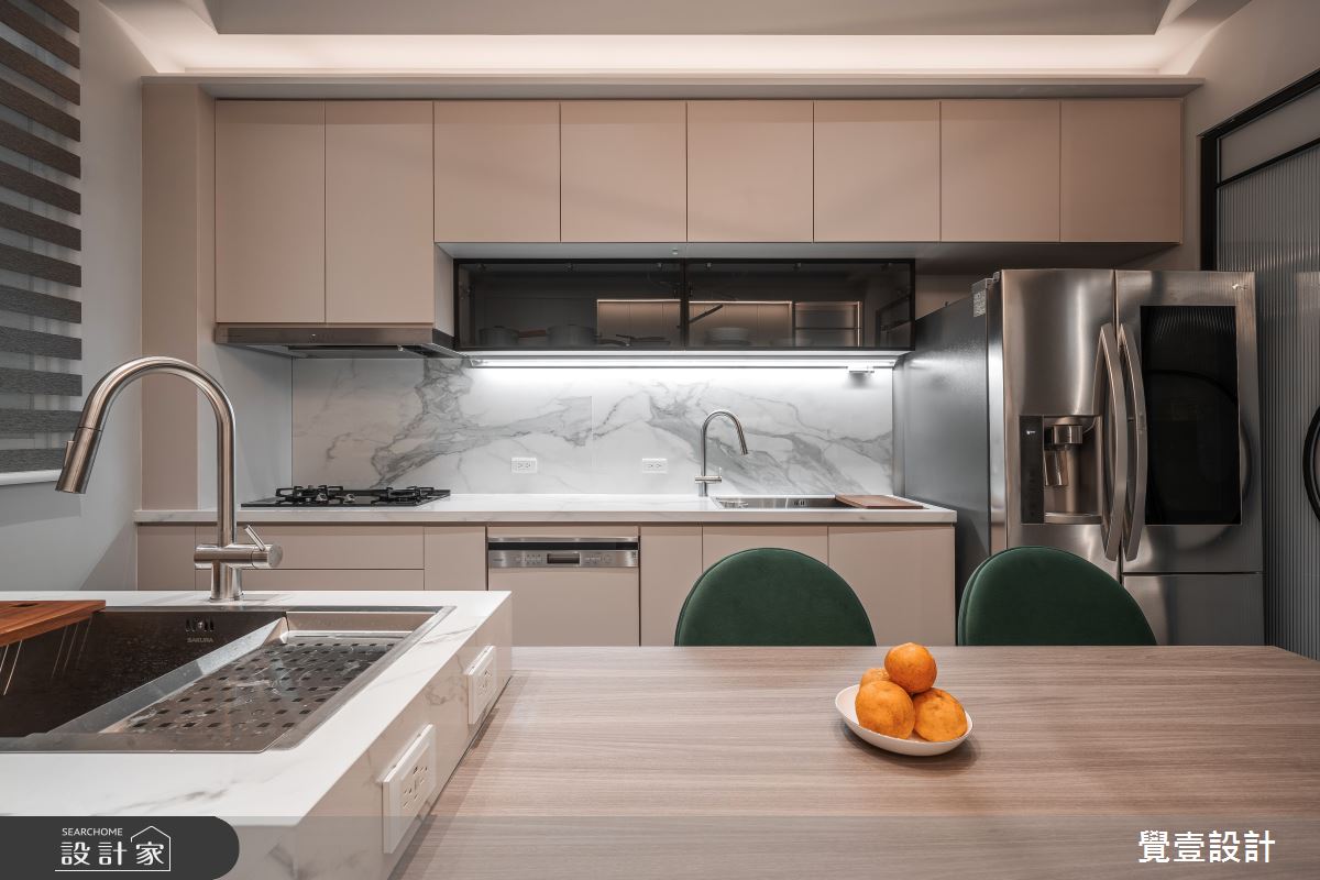 120坪中古屋(5~15年)＿混搭風廚房中島案例圖片＿覺壹設計＿覺壹_苗栗_混搭風之33