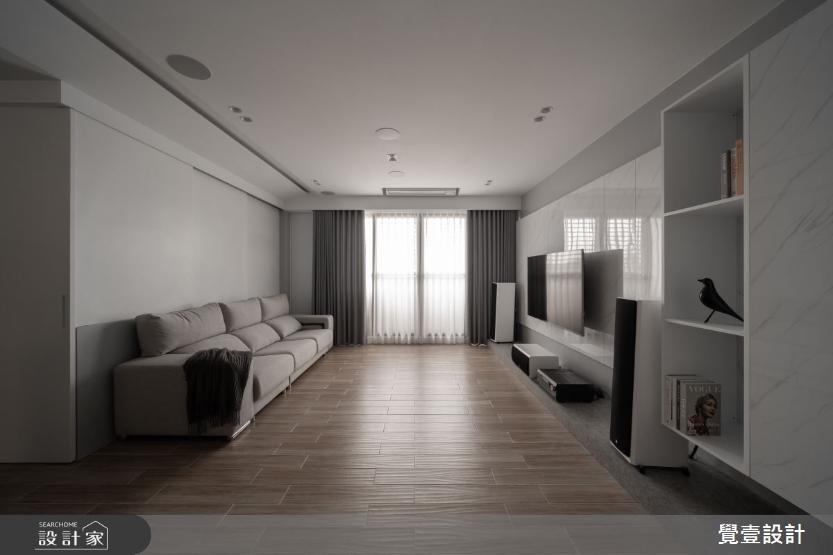 28坪＿現代風客廳案例圖片＿覺壹設計＿覺壹_苗栗_現代風之10