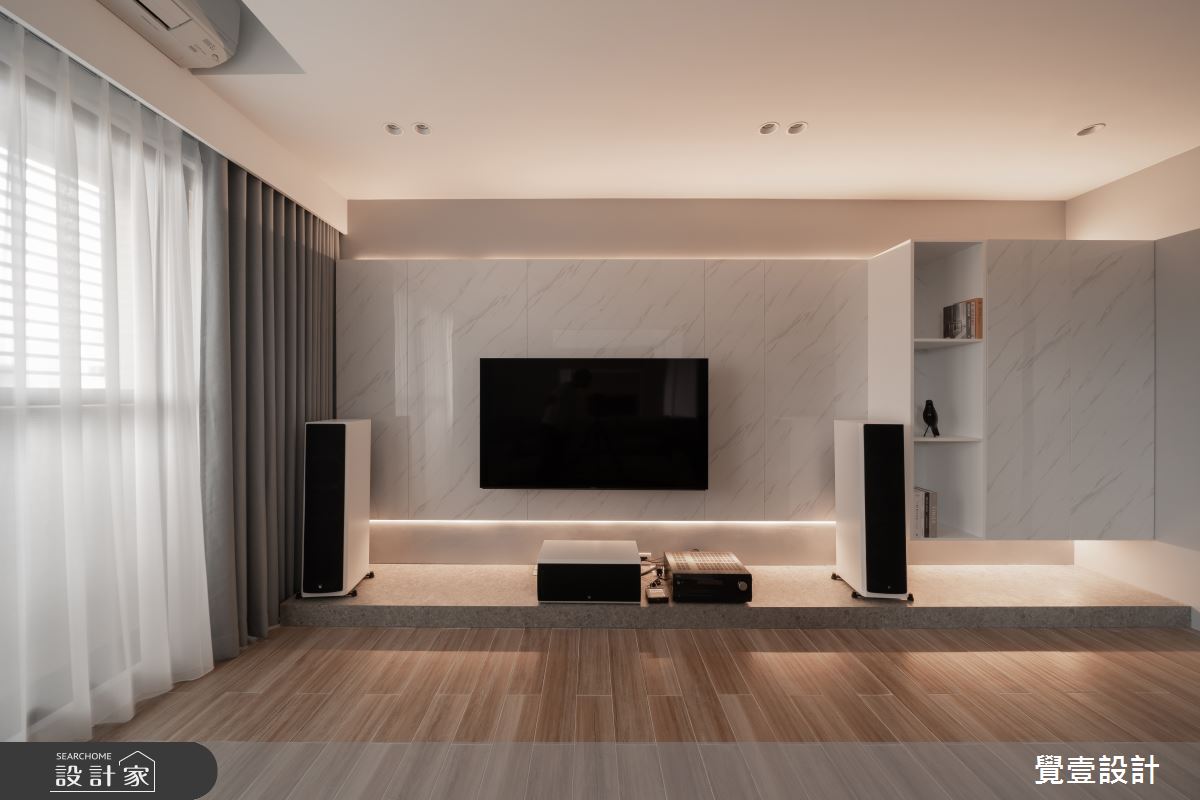 28坪＿現代風客廳案例圖片＿覺壹設計＿覺壹_苗栗_現代風之12