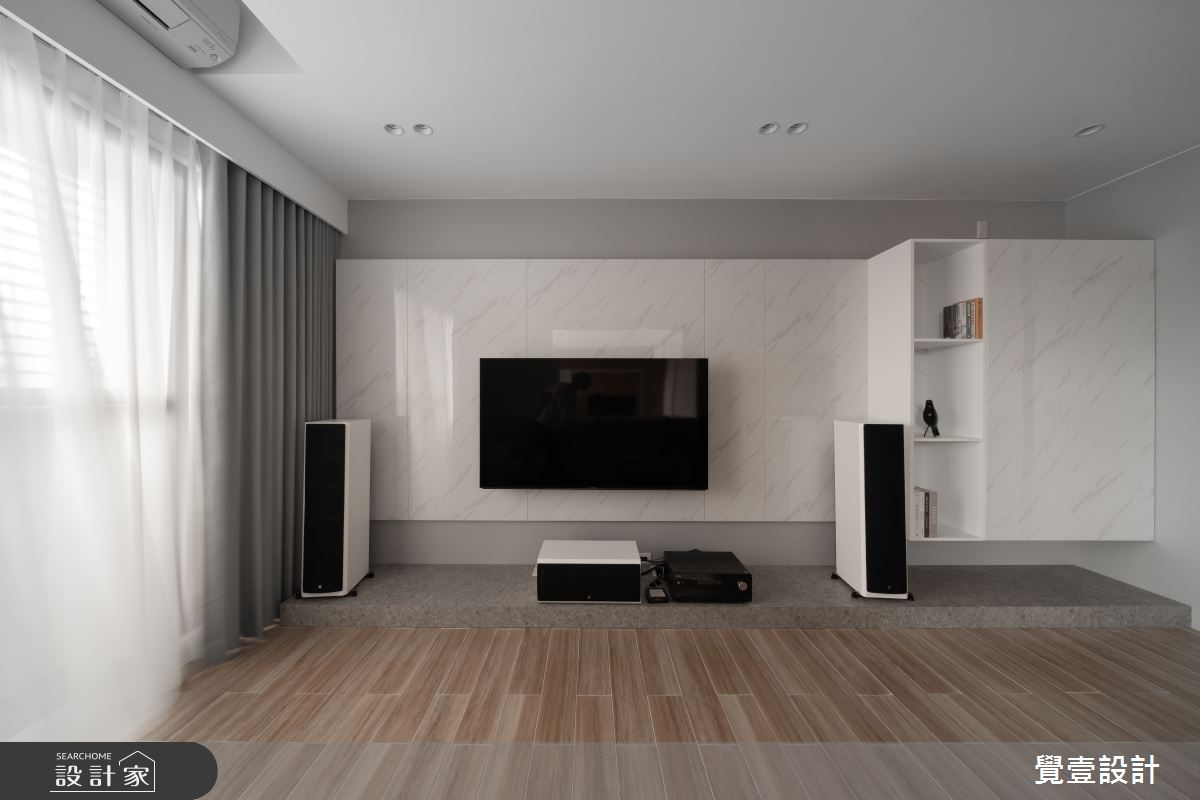 28坪＿現代風客廳案例圖片＿覺壹設計＿覺壹_苗栗_現代風之11