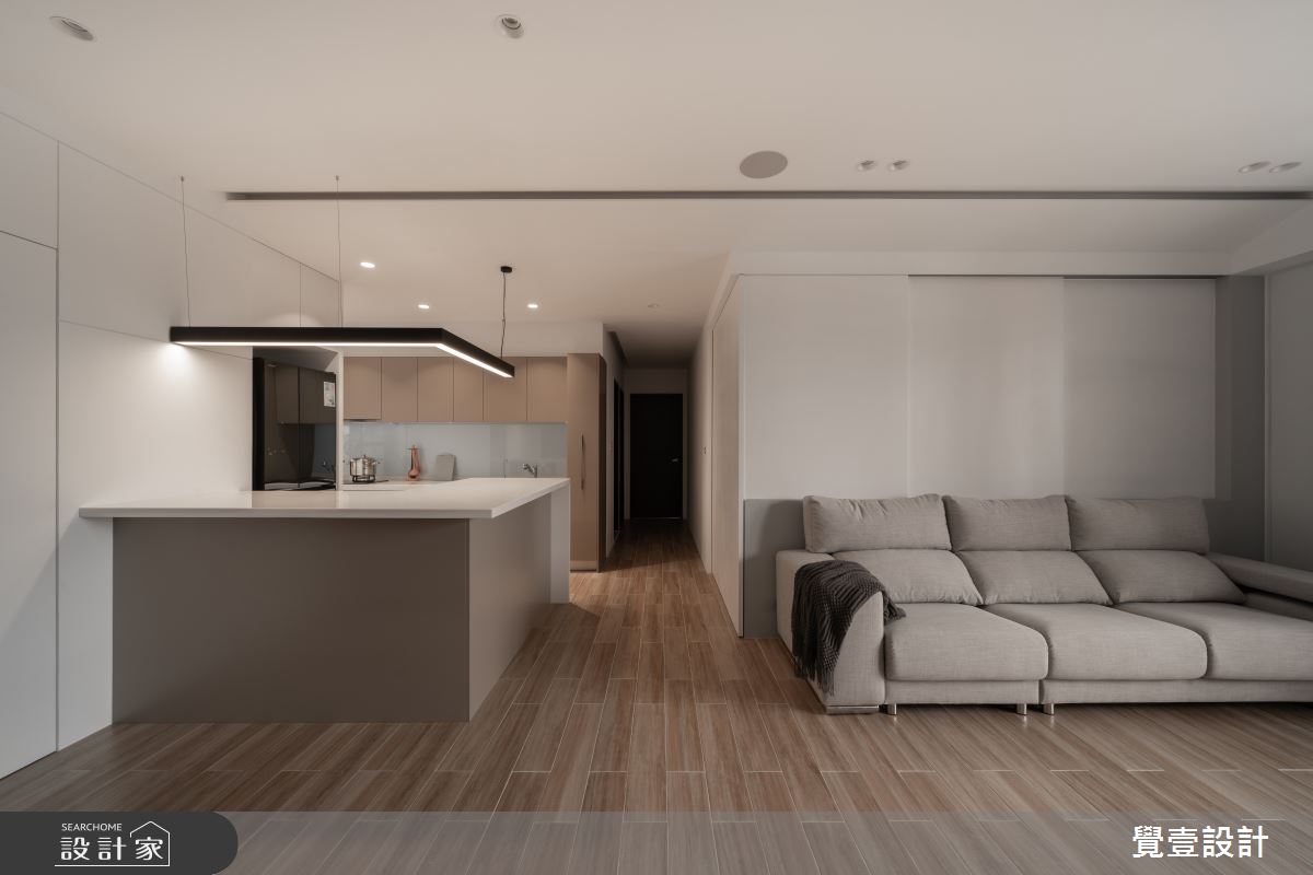 28坪＿現代風餐廳廚房中島案例圖片＿覺壹設計＿覺壹_苗栗_現代風之16