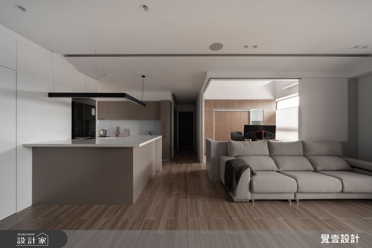 28坪＿現代風餐廳廚房中島案例圖片＿覺壹設計＿覺壹_苗栗_現代風之15