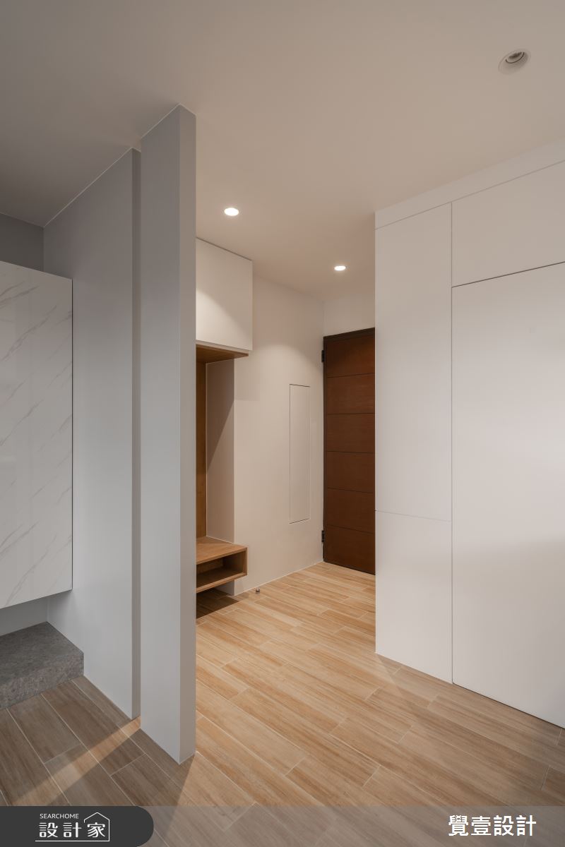 28坪＿現代風玄關案例圖片＿覺壹設計＿覺壹_苗栗_現代風之5