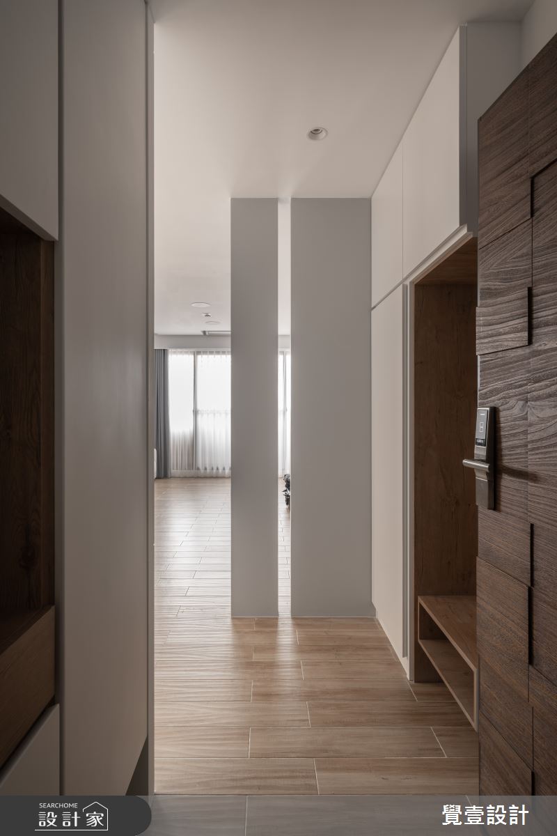 28坪＿現代風玄關案例圖片＿覺壹設計＿覺壹_苗栗_現代風之3