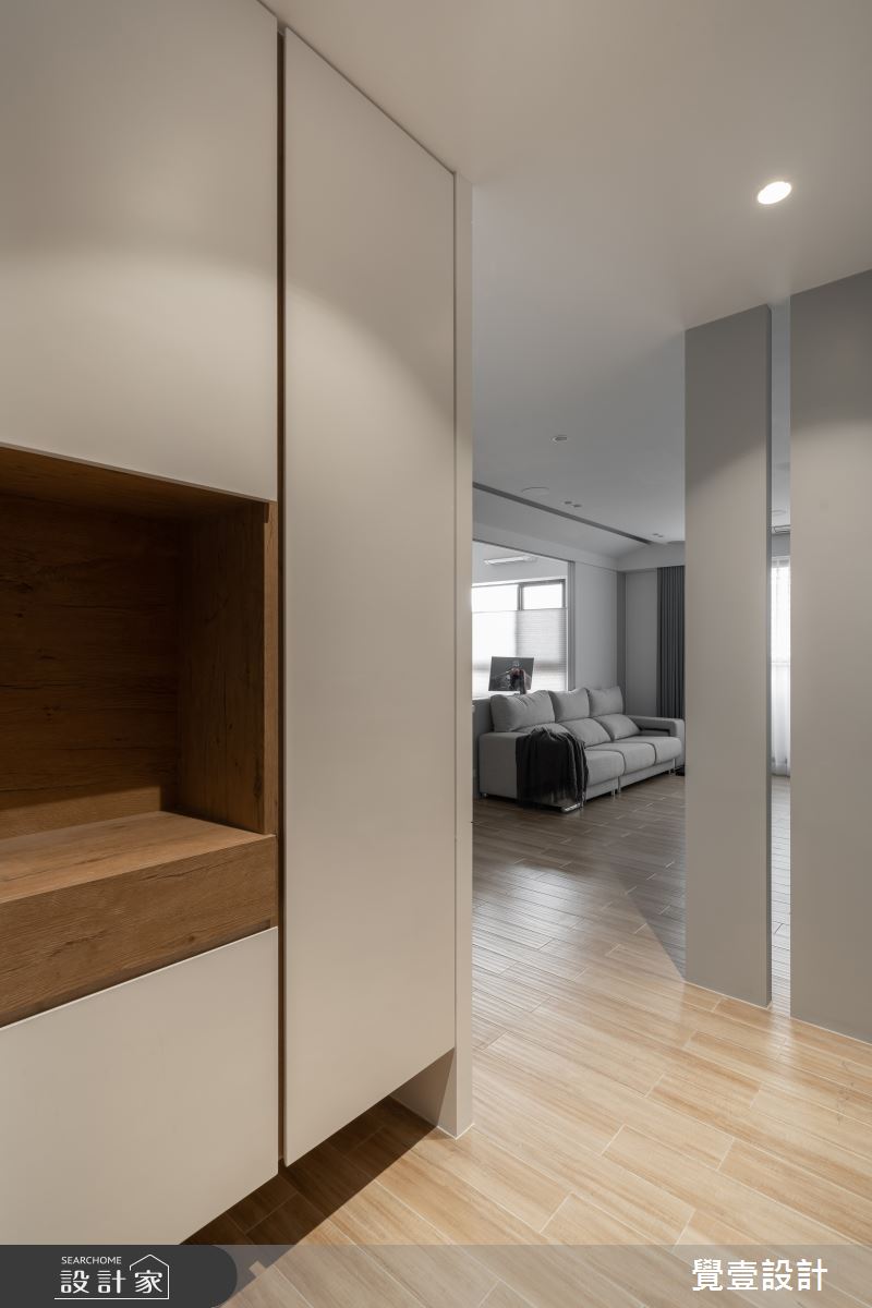28坪＿現代風玄關案例圖片＿覺壹設計＿覺壹_苗栗_現代風之4