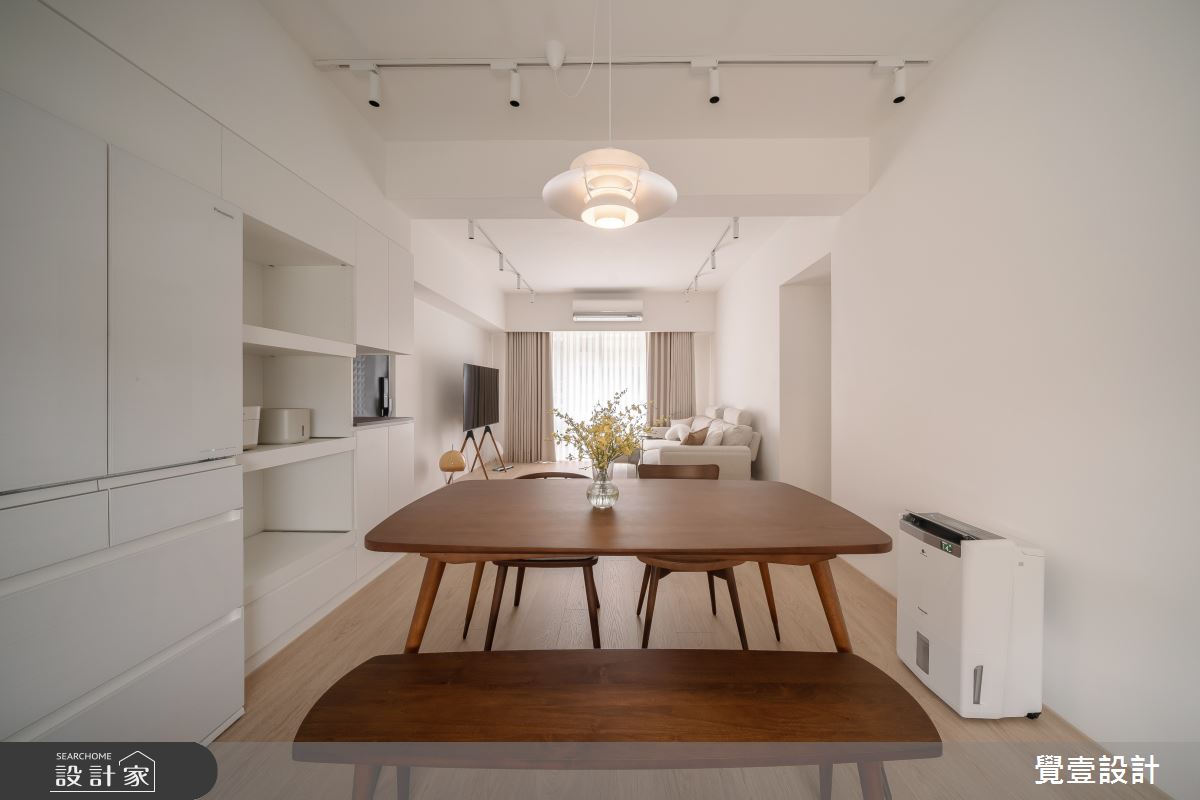 20坪新成屋(5年以下)＿日式北歐風客廳餐廳案例圖片＿覺壹設計＿覺壹_新竹_日式北歐風-20坪之10