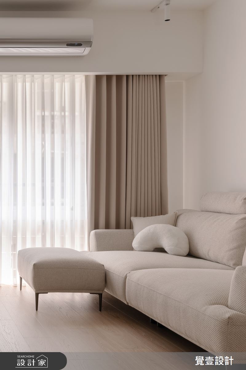 20坪新成屋(5年以下)＿日式北歐風客廳案例圖片＿覺壹設計＿覺壹_新竹_日式北歐風-20坪之6